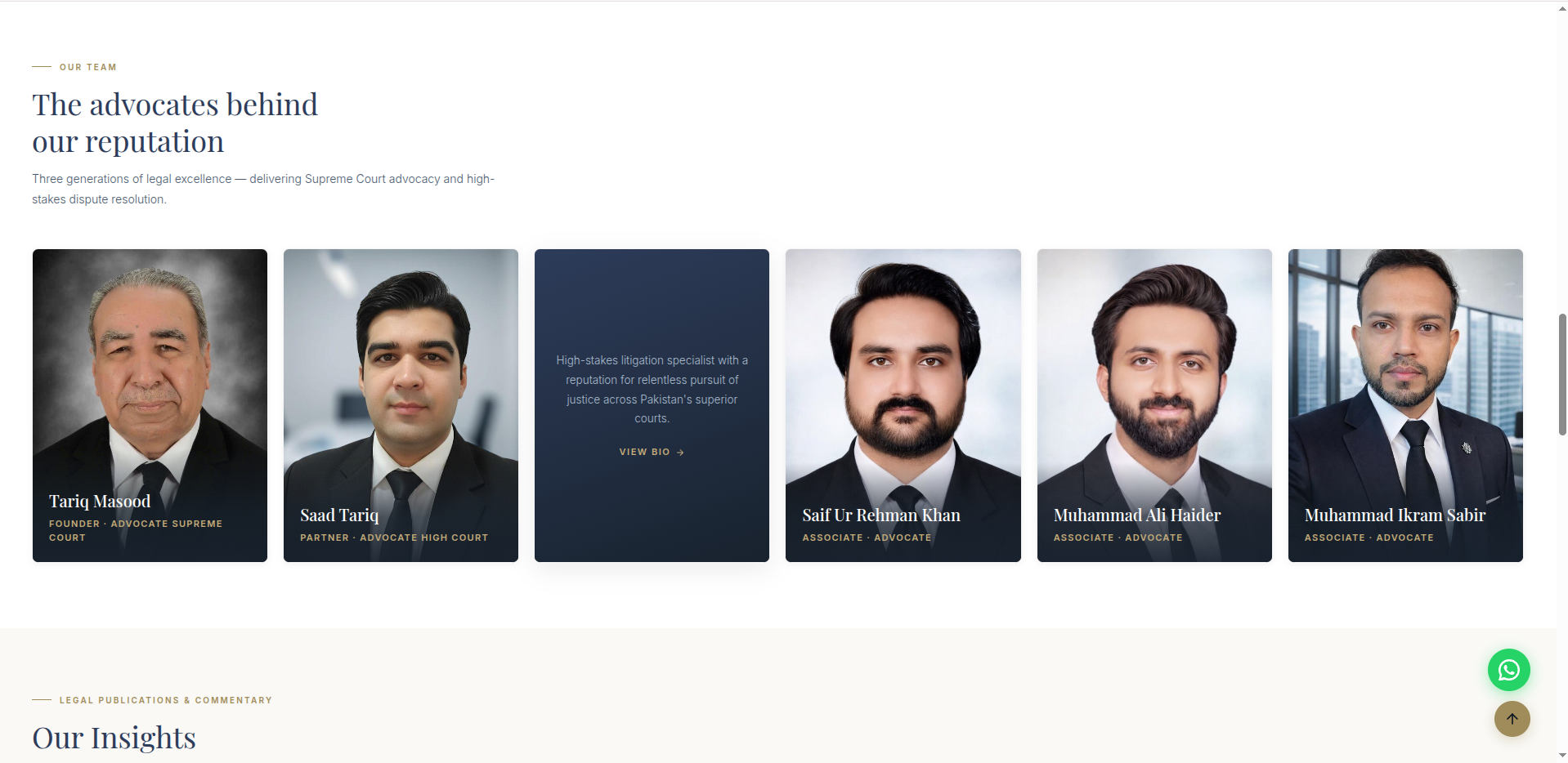 The System — Tariq Masood Law Associates (TMLA) — Law Firm Website